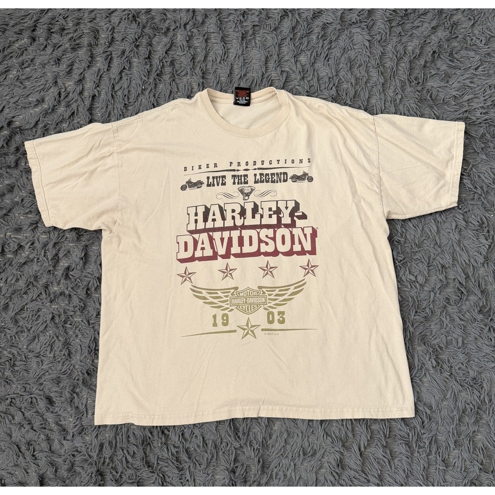Vintage Harley Davidson Tokyo Japan Shirt Men's Size 2xl Biker Motorcycle 90s